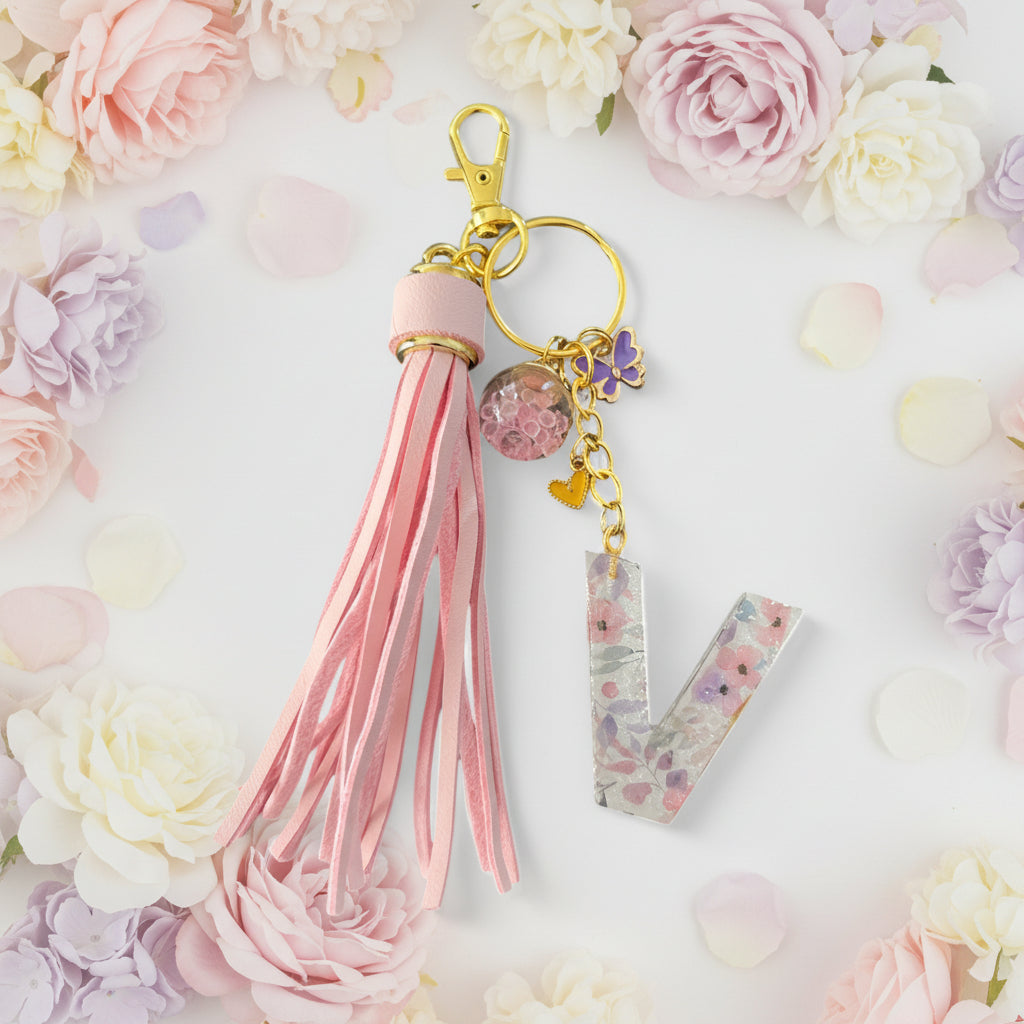 V Floral Pink