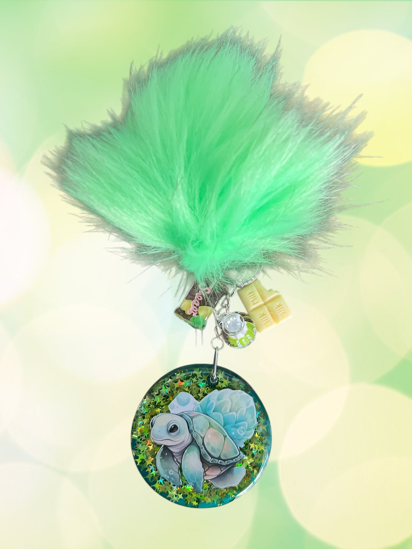 Cartoon Turtle Star Green