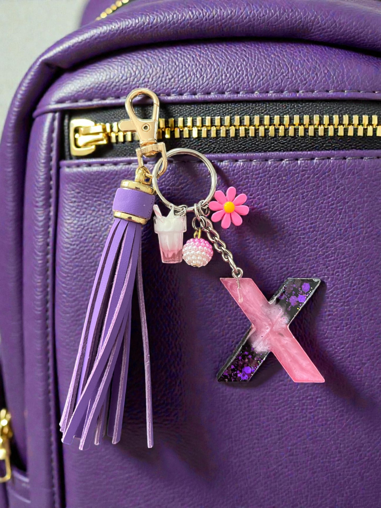 X Purple and Pink Split