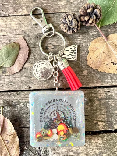 Camping Compass Resin Shaker