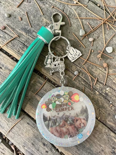 Happy Camper Resin Shaker