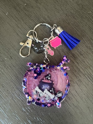 Cauldron Resin Shaker (Blue & Pink)