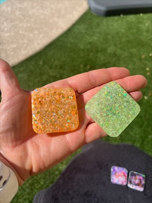 Handmade Glow in the Dark-K-Pop Resin Bag Charms - 24