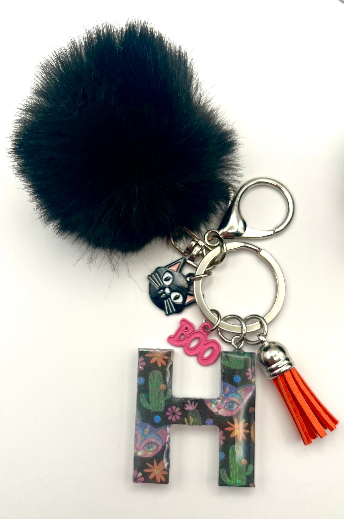 Limited Edition Halloween Initial Keychain 🎃👻