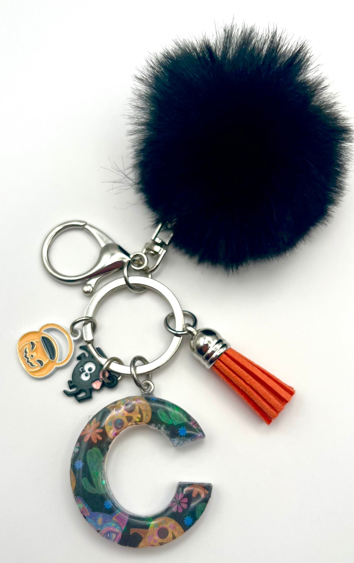 Limited Edition Halloween Initial Keychain 🎃👻