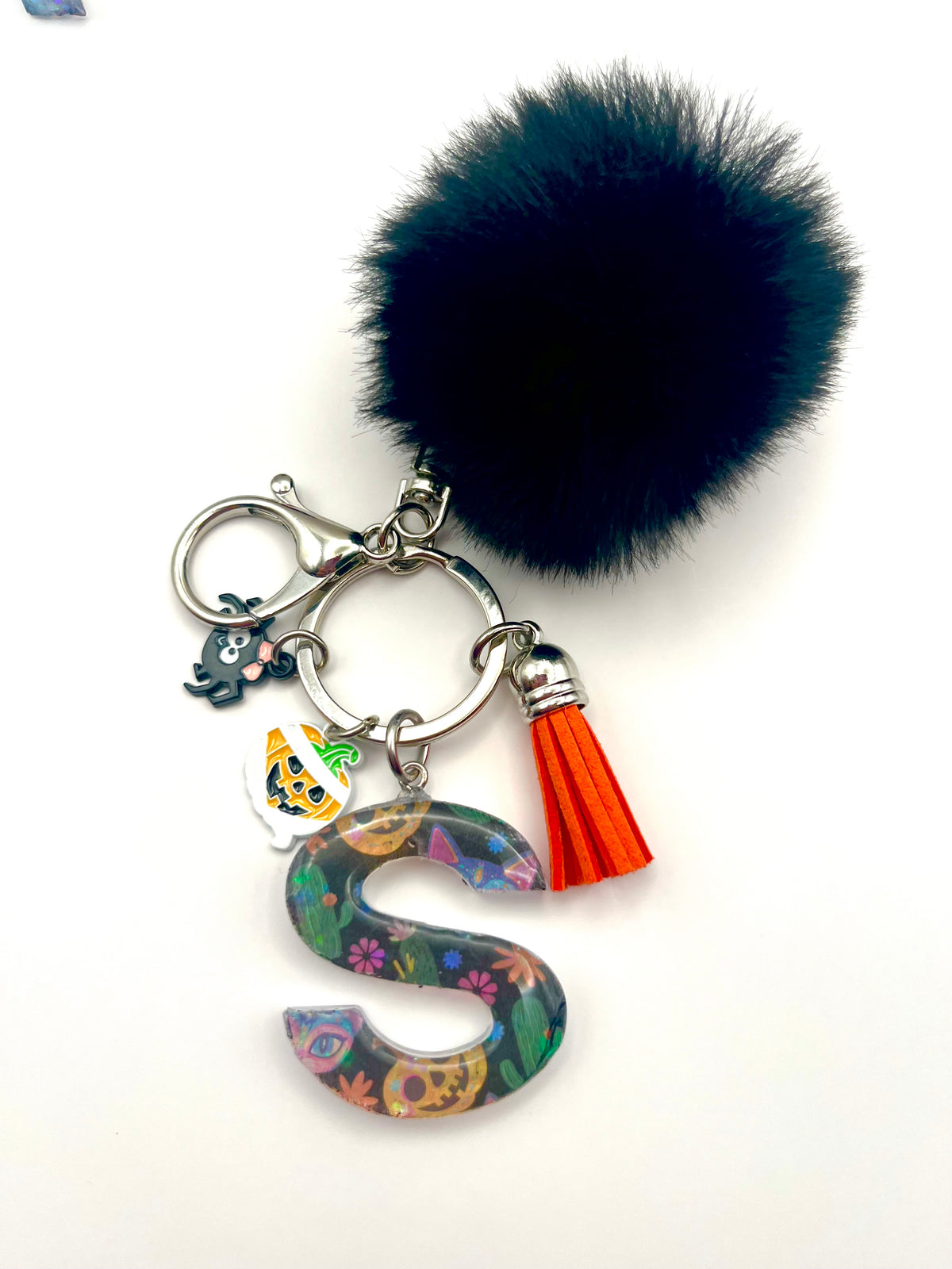 Limited Edition Halloween Initial Keychain 🎃👻