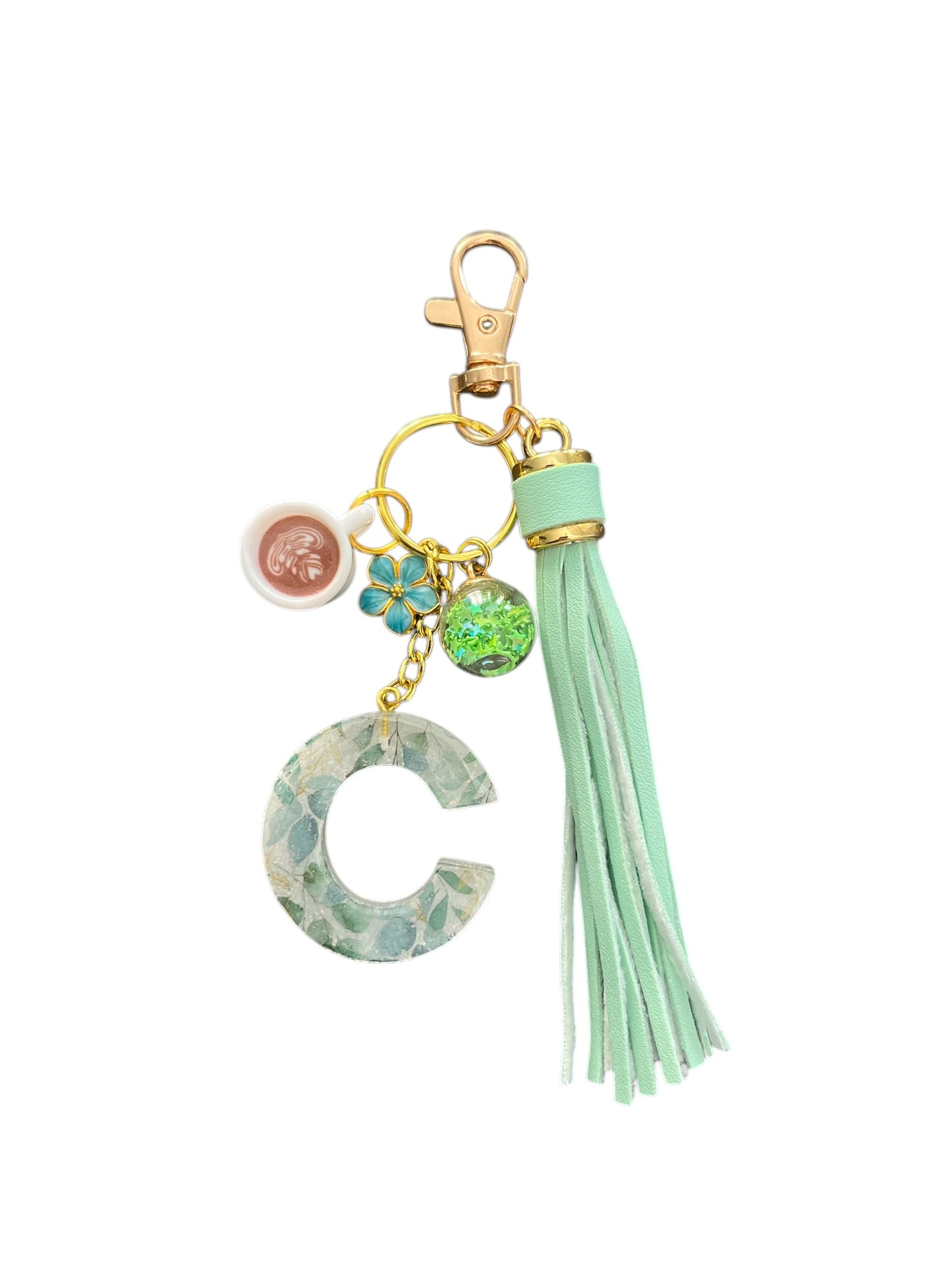 C Green Floral
