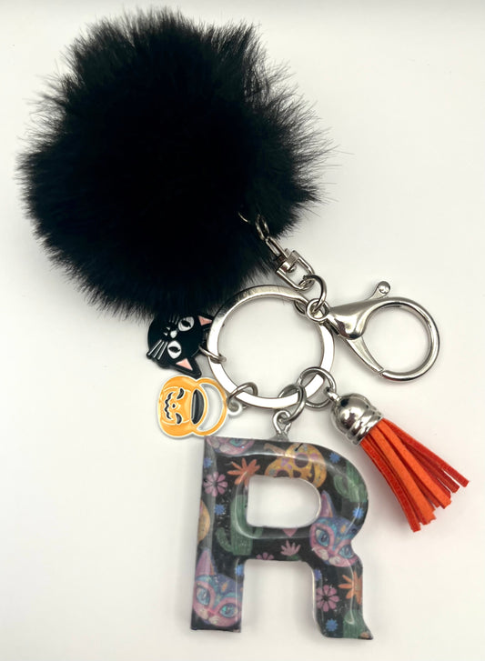 Limited Edition Halloween Initial Keychain 🎃👻