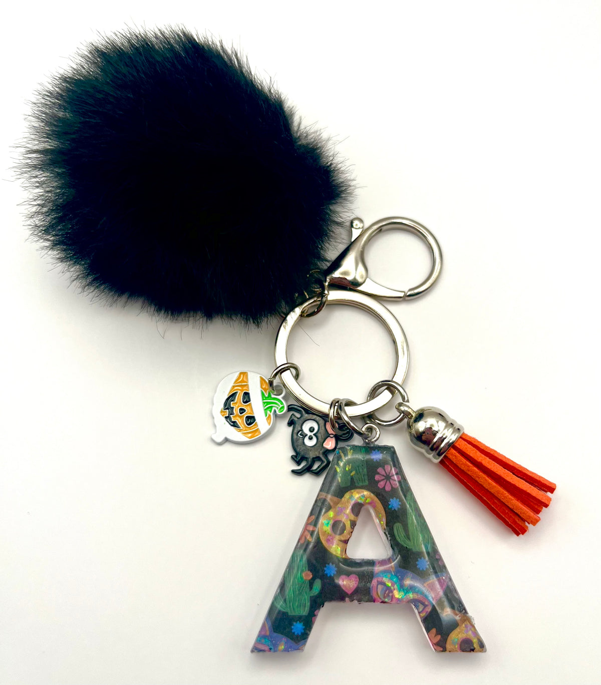 Limited Edition Halloween Initial Keychain 🎃👻