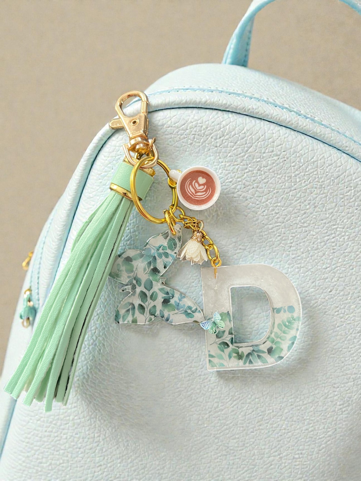 D Green Floral