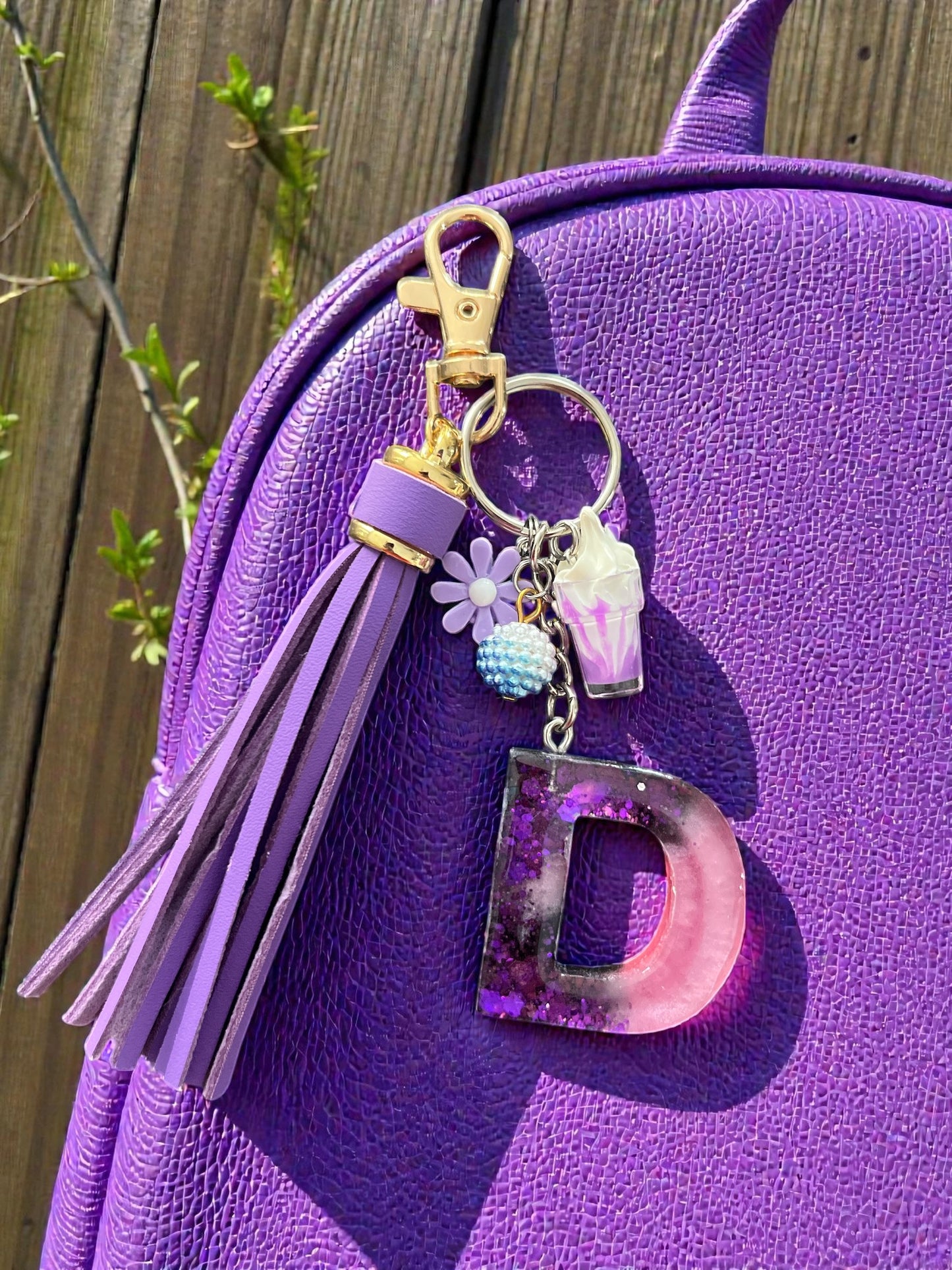 D Purple and Pink Split