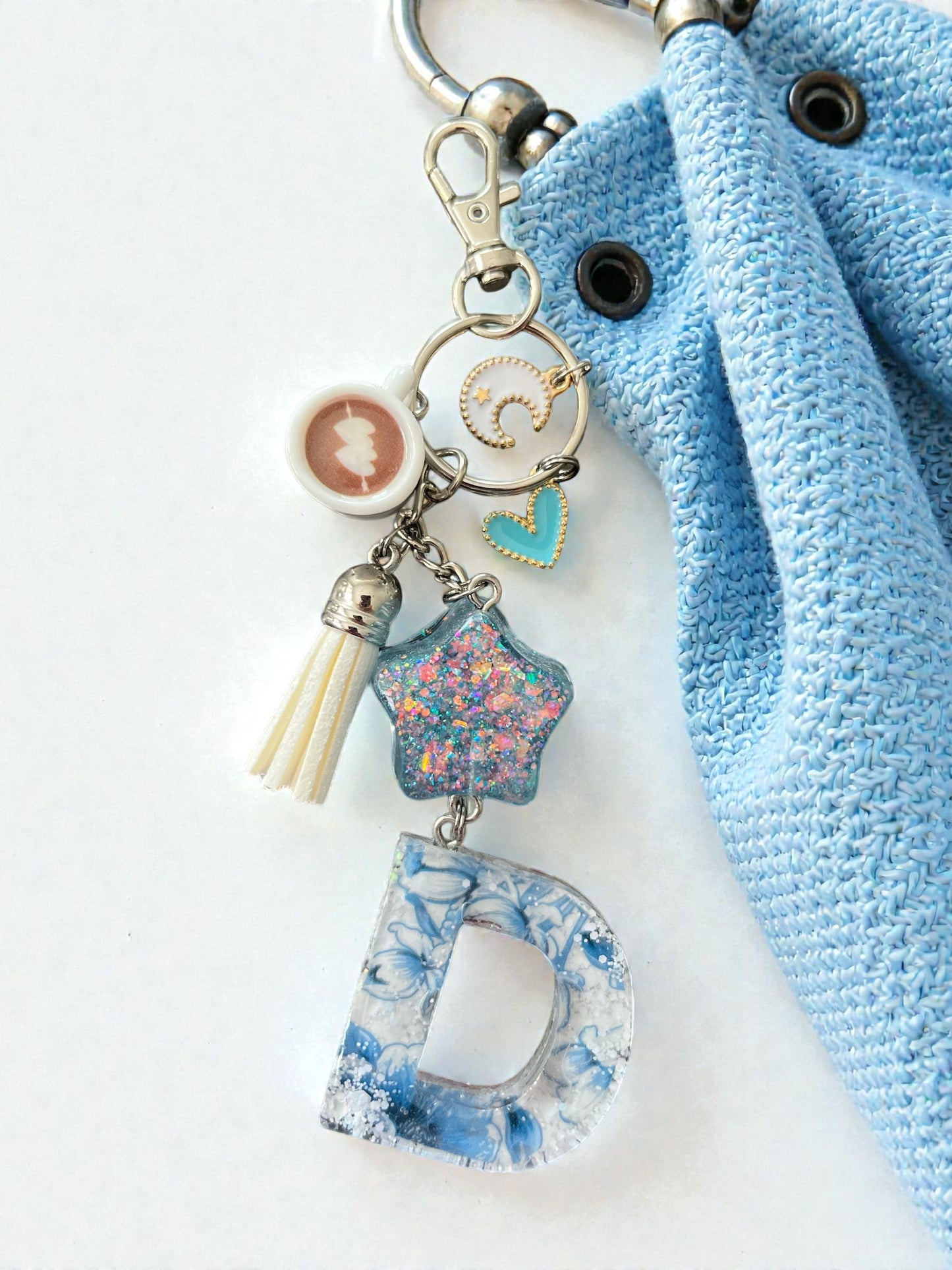 D Blue Floral