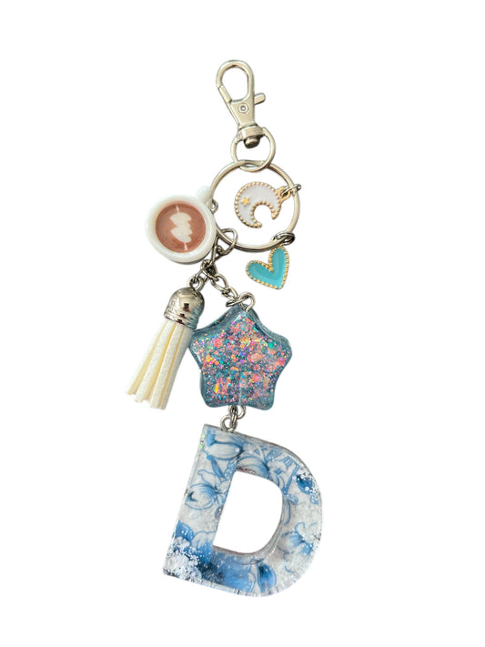 D Blue Floral