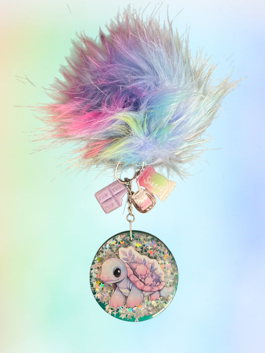 Cartoon Turtle Iridescent Pastel