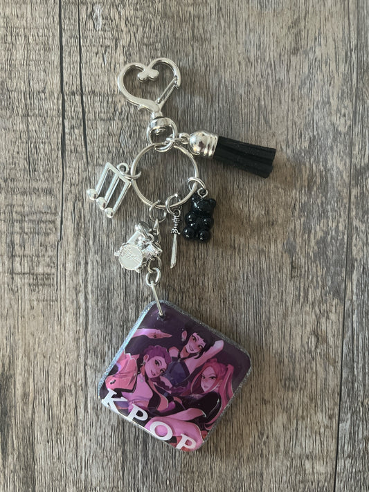 Handmade K-Pop Resin Bag Charms – Cute Idol-Inspired Accessories - 2