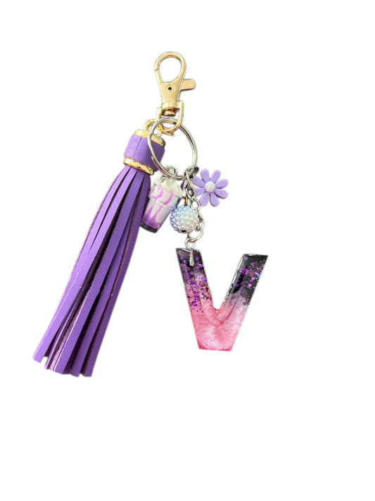 V Purple and Pink Split