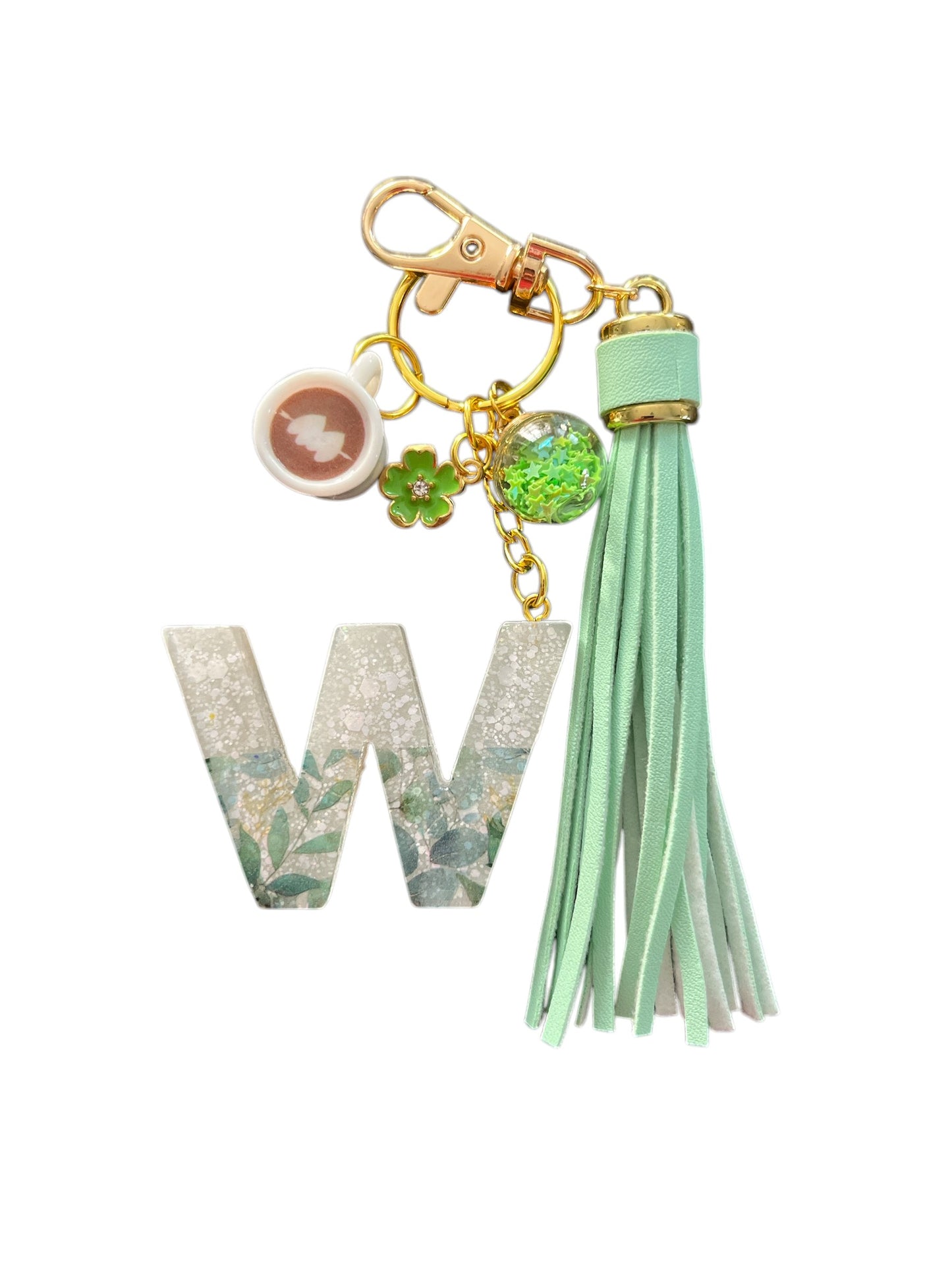 W Green Floral