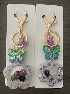 Green, Purple & Blue Mama & Mini Resin Shaker