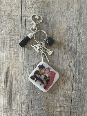 Handmade K-Pop Resin Bag Charms – Cute Idol-Inspired Accessories - 20