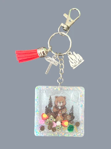 Camping Bear Resin Shaker
