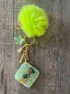 Handmade Glow in the Dark-K-Pop Resin Bag Charms - 24