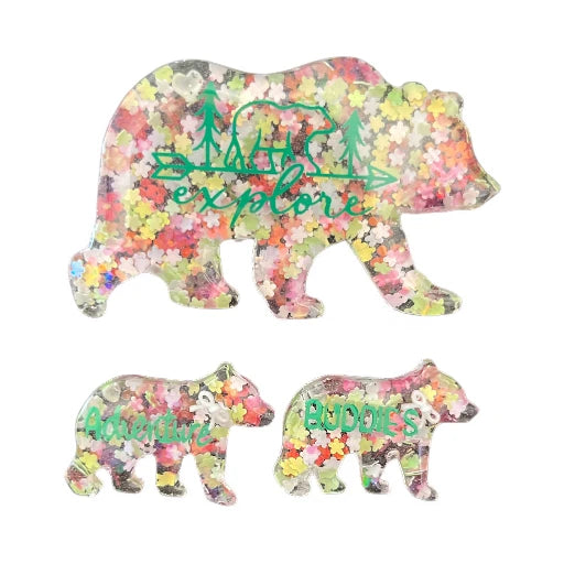 Multi Color Bear Adventure Magnets
