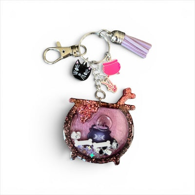 Cauldron Resin Shaker (Pink & Rose Pink)