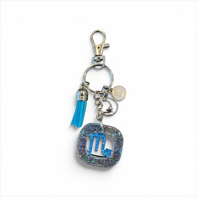 Scorpio Blue Ice Zodiac Charm