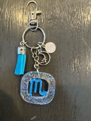 Scorpio Blue Ice Zodiac Charm
