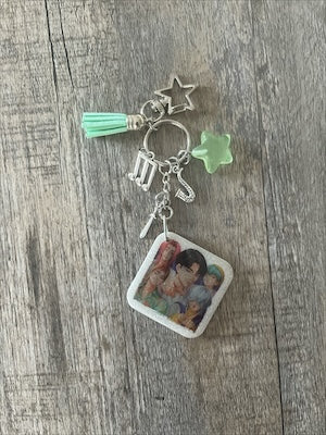Handmade K-Pop Resin Bag Charms – Cute Idol-Inspired Accessories - 16